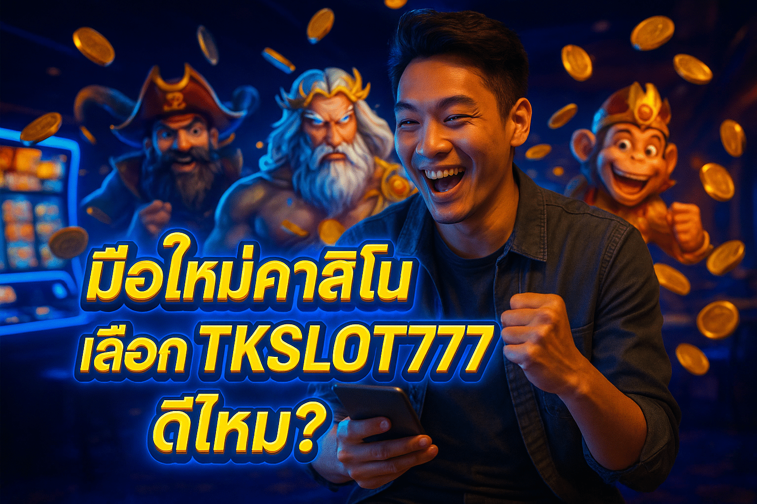 มือใหม่คาสิโน เลือก TKSLOT777 ดีไหม?