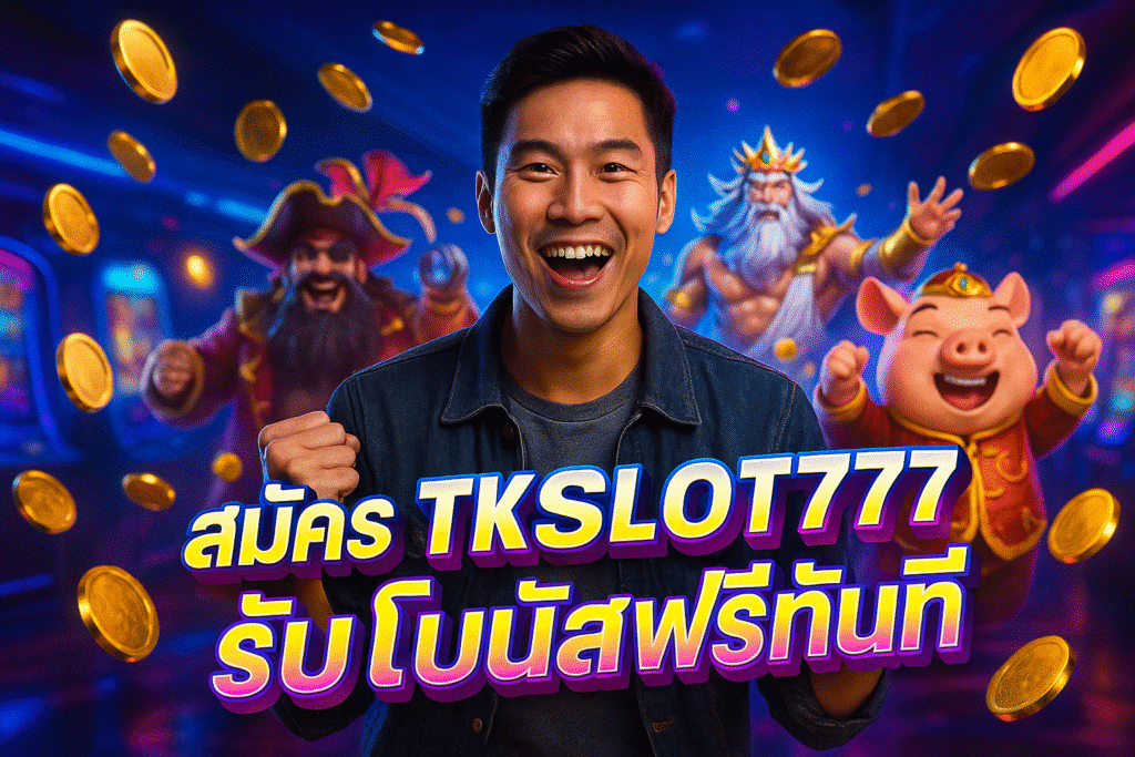 สมัคร TKSLOT777 รับโบนัสฟรีทันที