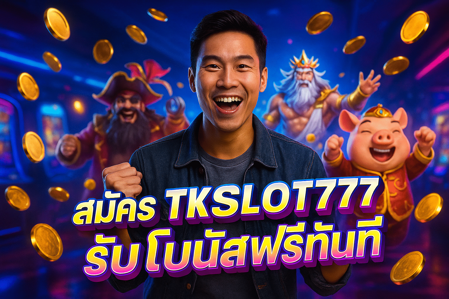 สมัคร TKSLOT777 รับโบนัสฟรีทันที