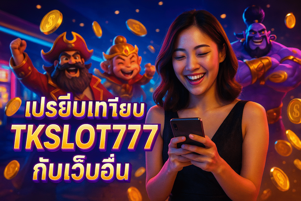 เปรียบเทียบ TKSLOT777 กับเว็บอื่น
