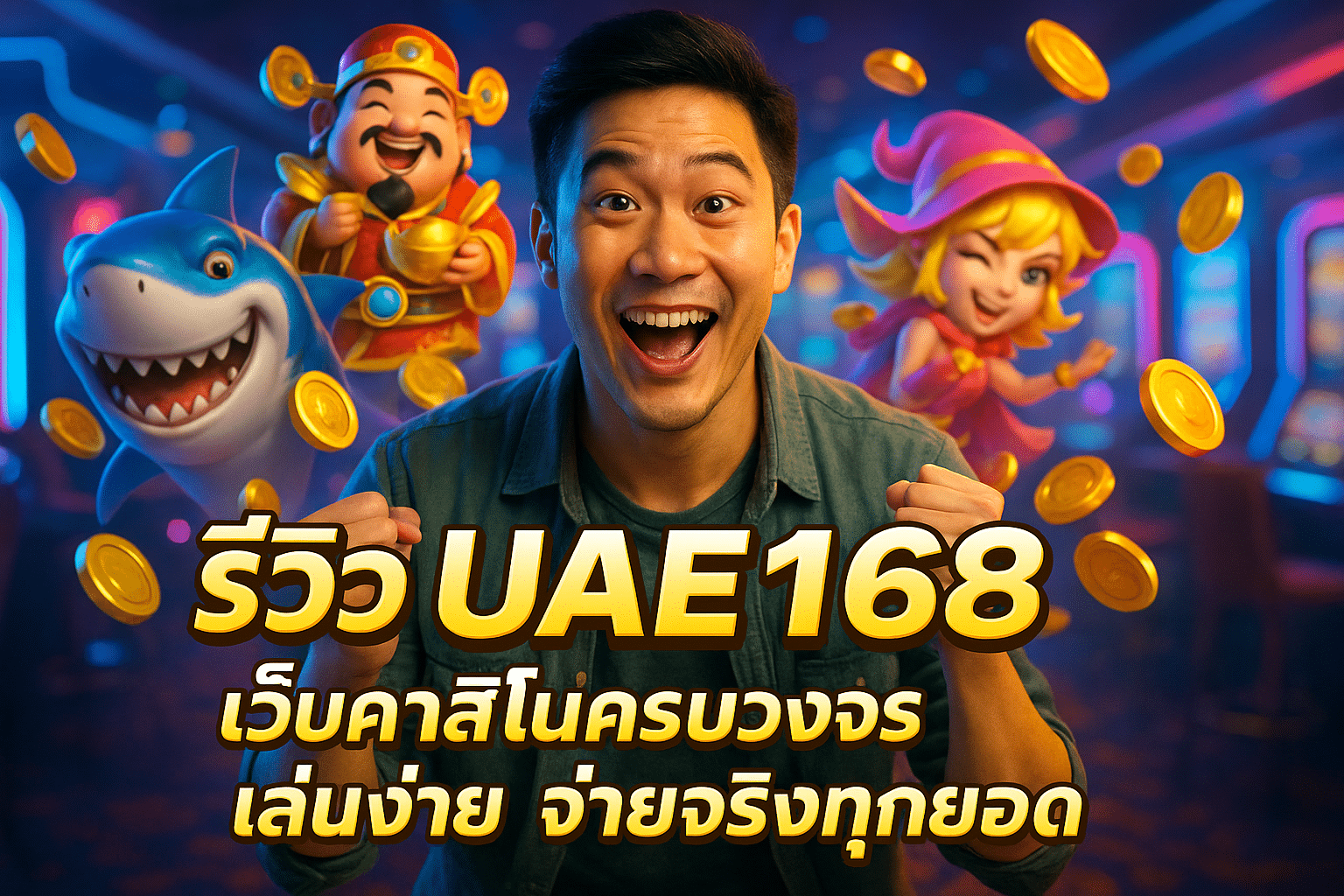 รีวิว UAE168 เว็บคาสิโนครบวงจร เล่นง่าย จ่ายจริงทุกยอด