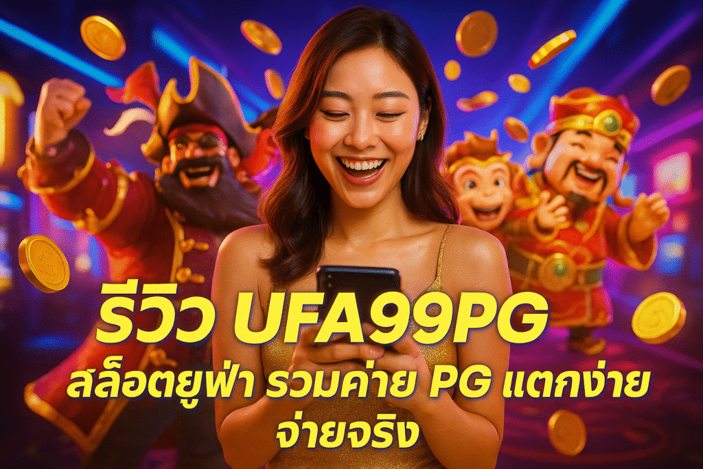 รีวิว UFA99PG สล็อตยูฟ่า รวมค่าย PG แตกง่ายจ่ายจริง